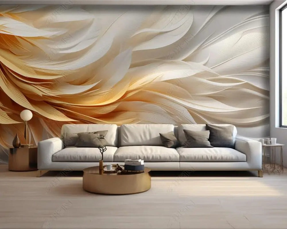 3D Wallpaper Abstract Feather Series II